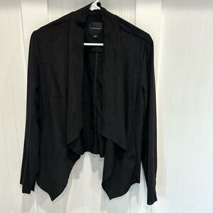 Liverpool Suede Draped Cardigan